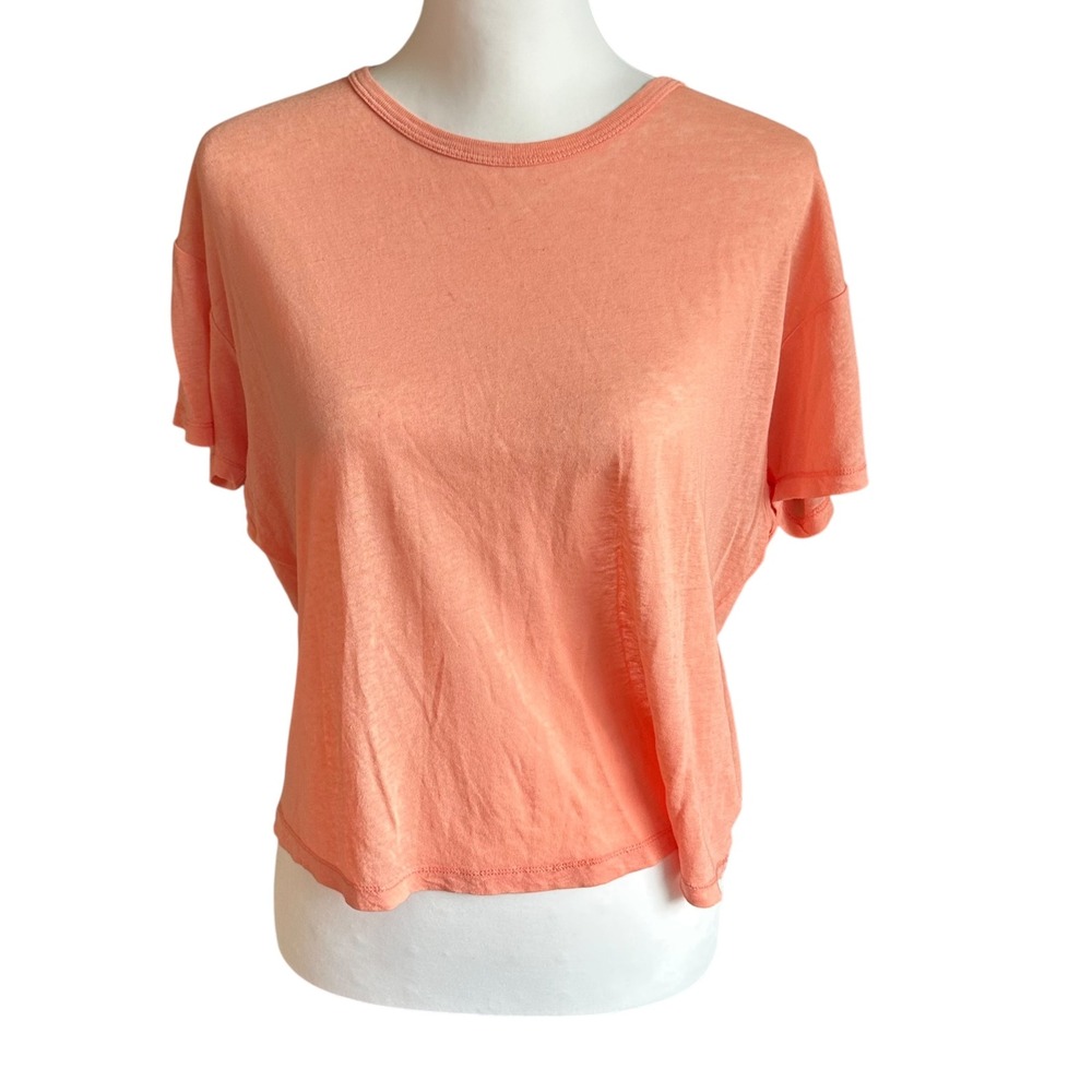Marine Layer Tee NWT Women's M Desert Flower Pink Oversized Hemp‎ Cotton